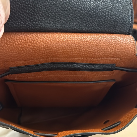 Guess Varsity Black Pebble Grain Adjustable Strap Backpack - Picture 9 of 9